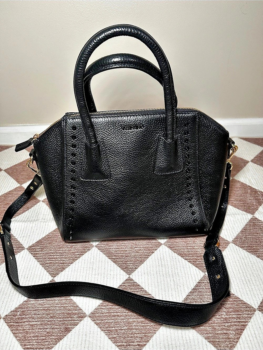 Valentino Black Satchel Like New